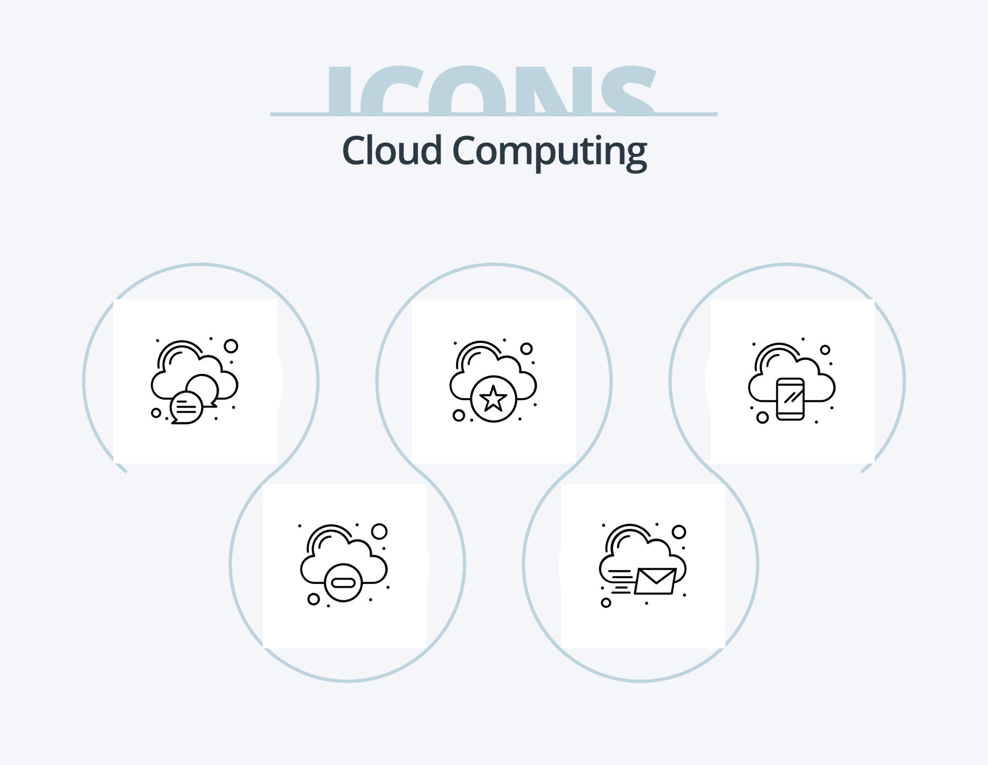 Cloud Computing Line Icon Pack 5 Icon Design Computing Android Cloud Computing Line Icon Pack 5 Icon Design Computing Android
