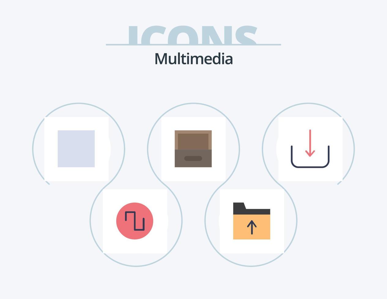 Multimedia Flat Icon Pack 5 Icon Design. . multimedia. multimedia. download. cabinet vector