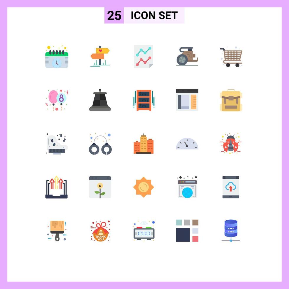 Editable Vector Line Pack of 25 Simple Flat Colors of greece old analytics horses report Editable Vector Design Elements