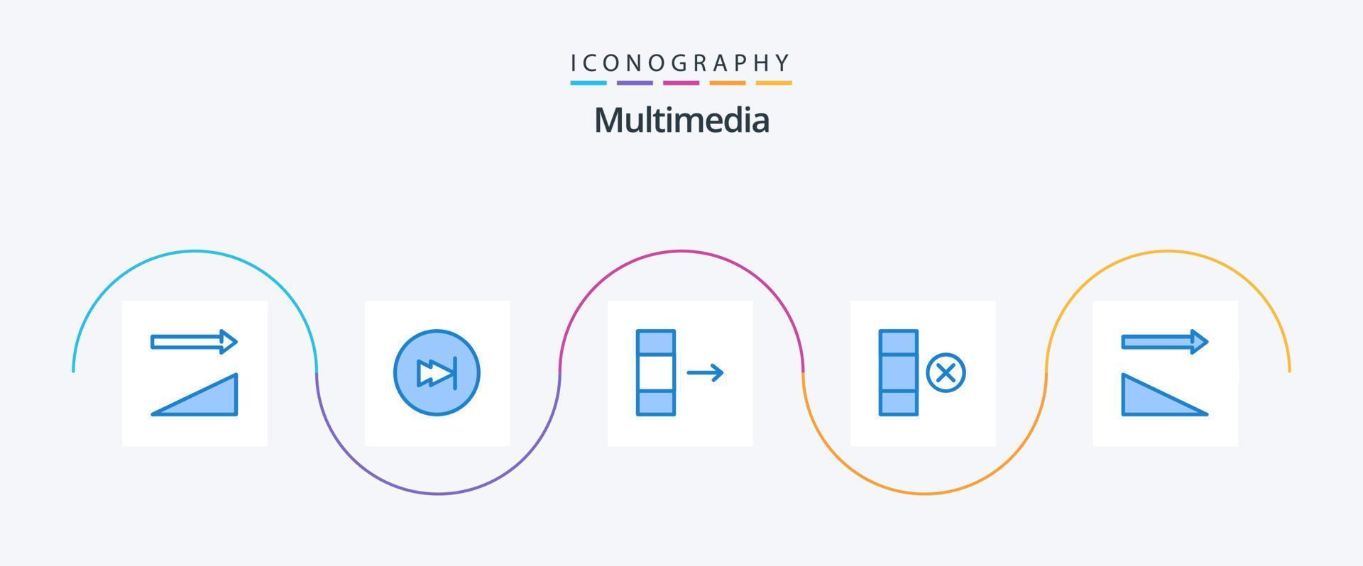 Multimedia Blue 5 Icon Pack Including . sorting. data. sort. row vector