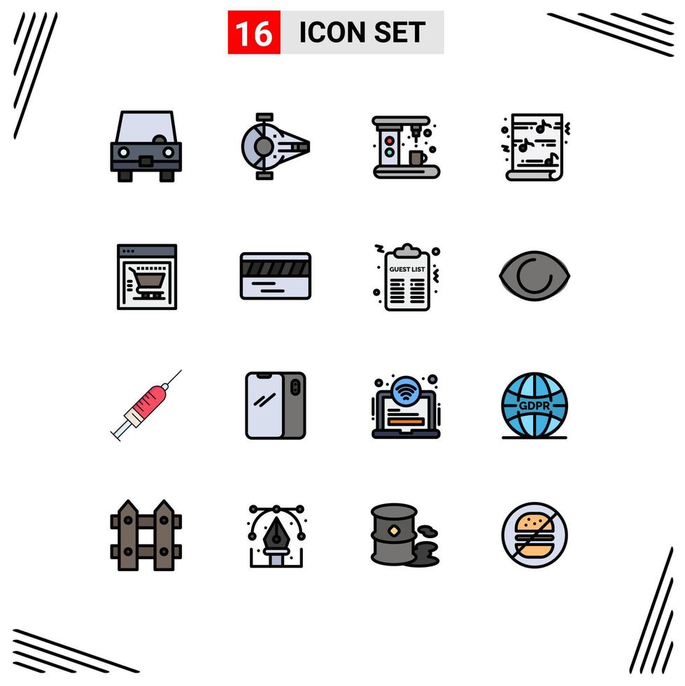 16 Creative Icons Modern Signs and Symbols of religion funny ship christmas kitchen Editable Creative Vector Design Elements
