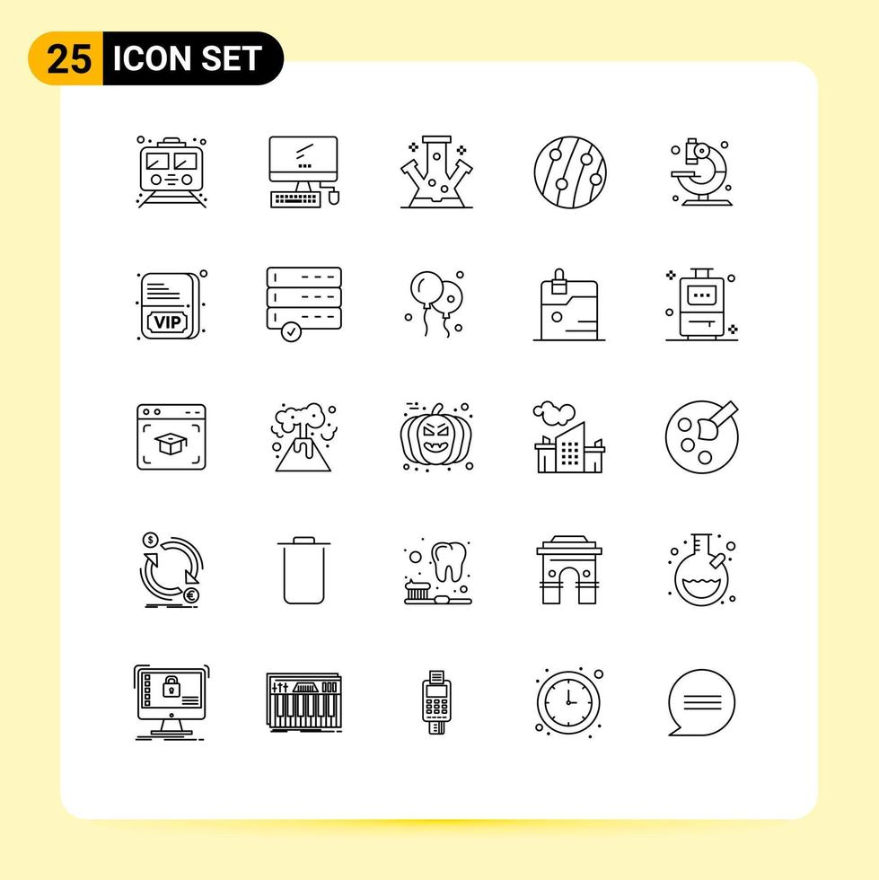 Line Pack of 25 Universal Symbols of scalp dandruff dandruff imac technology molecule Editable Vector Design Elements