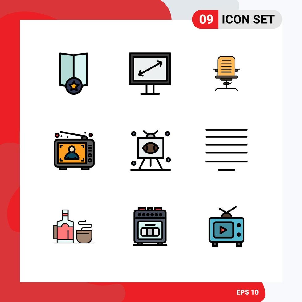 9 Creative Icons Modern Signs and Symbols of football man business advertising ad Editable Vector Design Elements