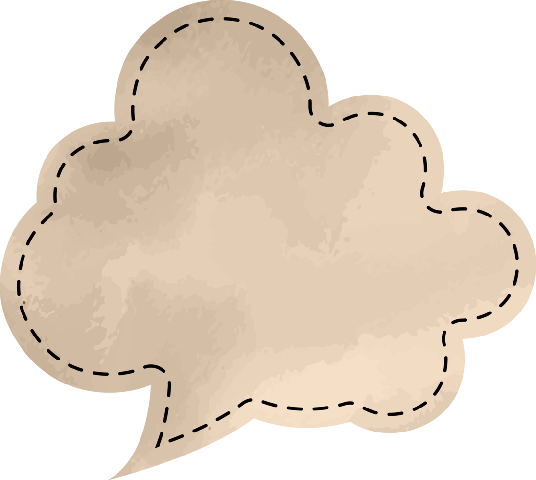 Speech Bubble Cropout png