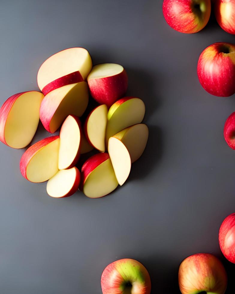 Sliced Apple Fruits photo