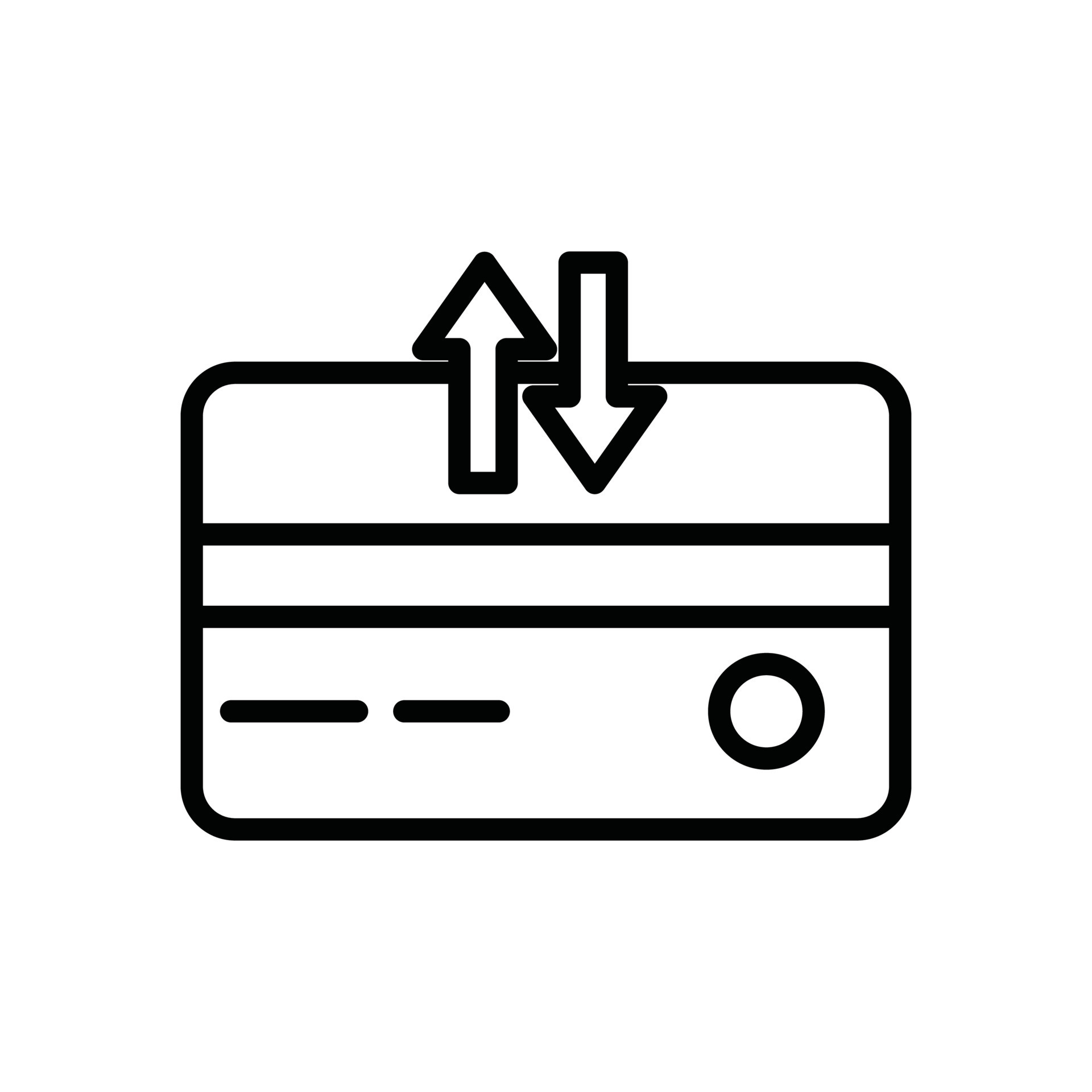 debit and credit card icons, vector design suitable for websites and