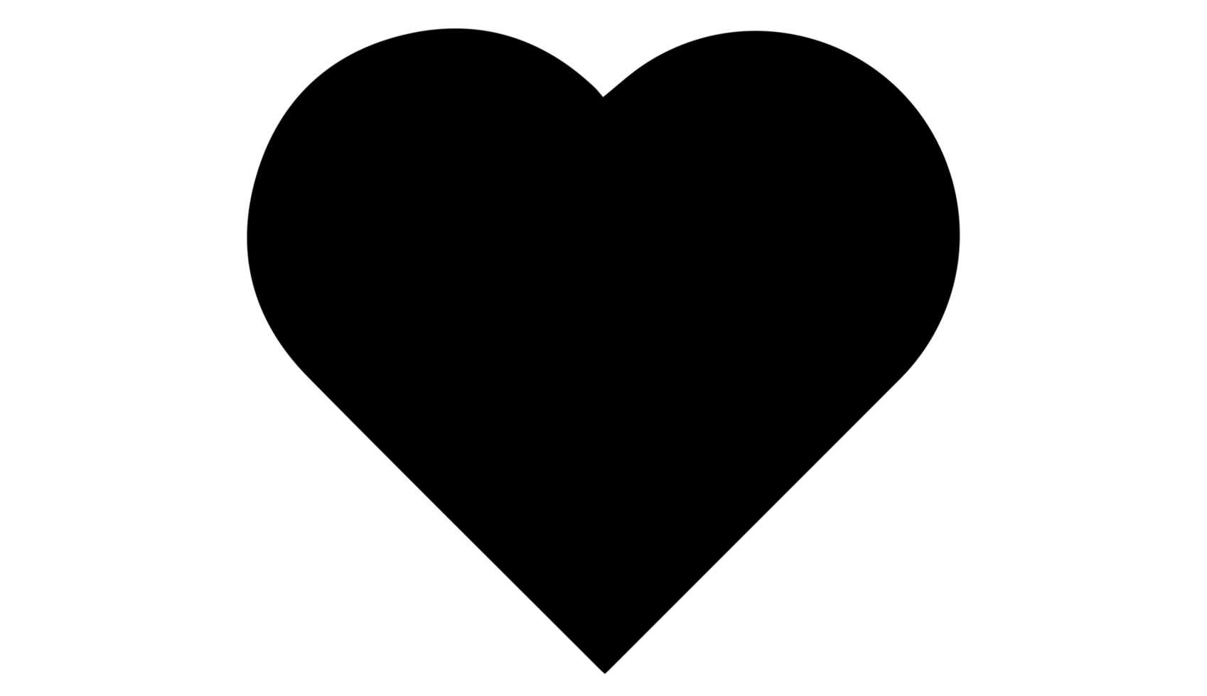 Love Heart love icon on transparent background png