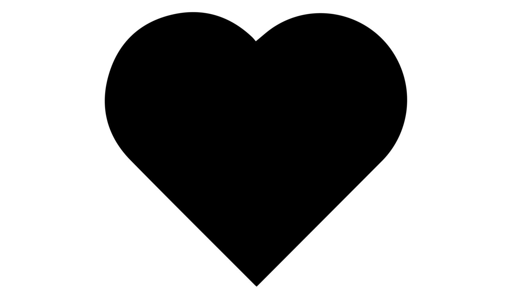 Love Heart love icon on transparent background png