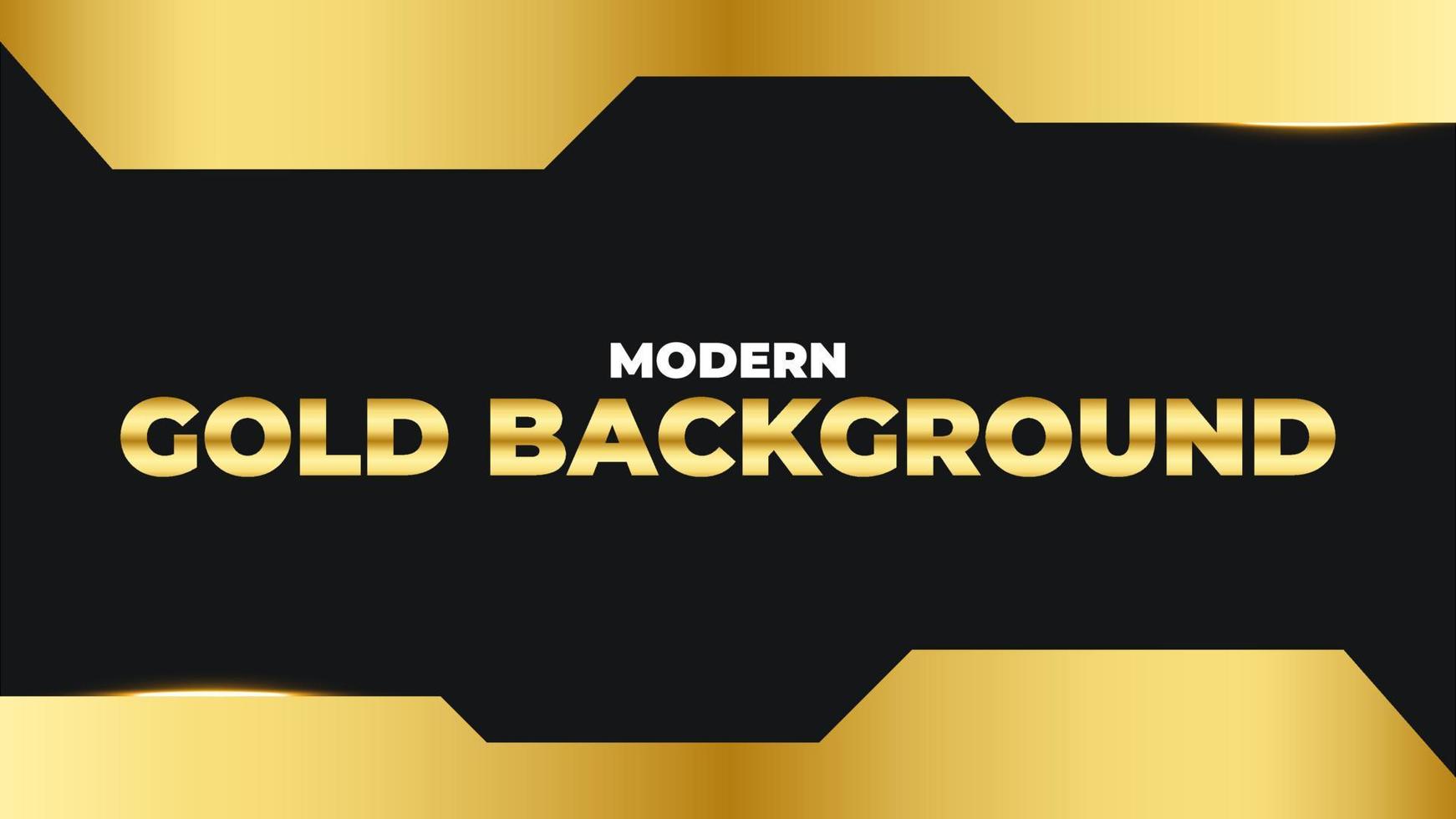 Elegant Black background with golden shape elements. luxury Modern flat style modern concept. vector illustration for design. template design