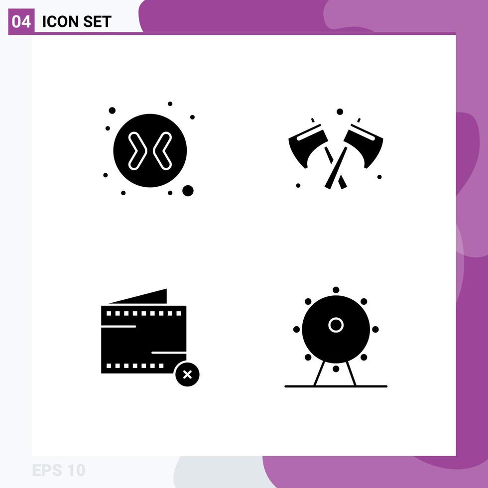 Universal Icon Symbols Group of Modern Solid Glyphs of arrows money axe close holiday Editable Vector Design Elements