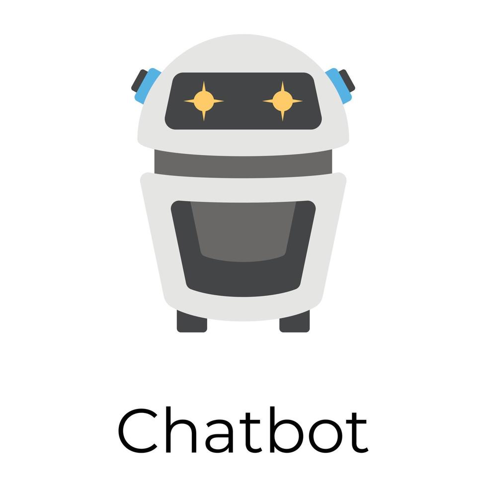 Trendy Chatbot Concepts vector