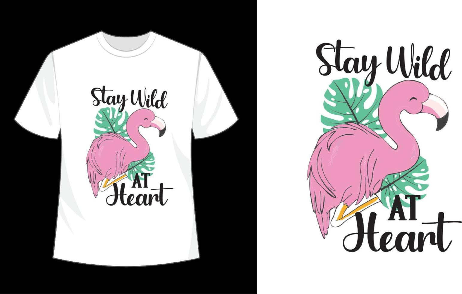 Flamingo Sublimation Design vector
