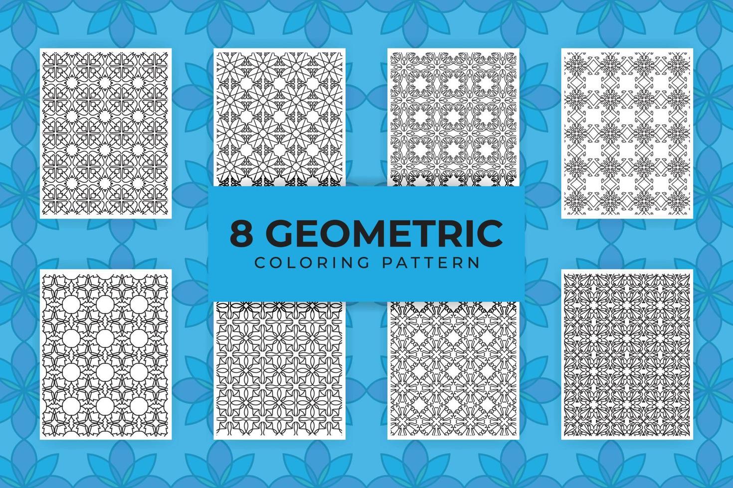 Easy Geometric Designs pattern vector