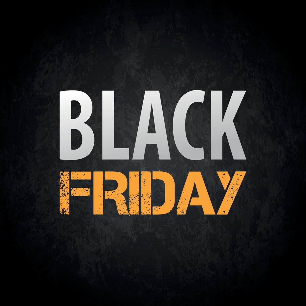 Dark web banner, business card, BLACK FRIDAY template - Vector