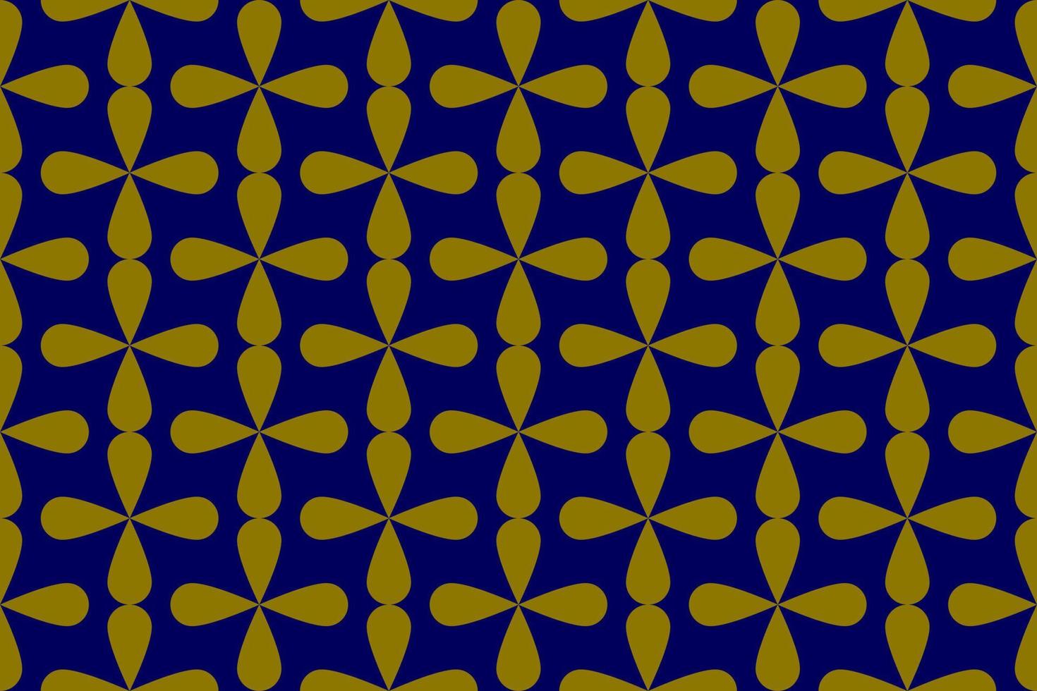 Luxurious elegant gold and deep blue color seamless interlaces geometric seamless design pattern vector for backdrop background wall paper fabric textile home and decoration paper wrap notebook
