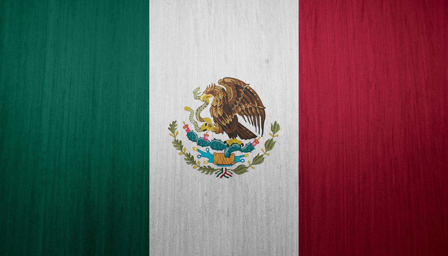 textura de la bandera mexicana como fondo foto