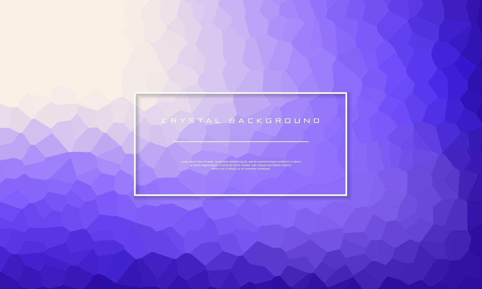 Gradient crystal background with blue color domination. Can be used for banner, poster, brochure, web page, cover, and other. Eps10 Vector design