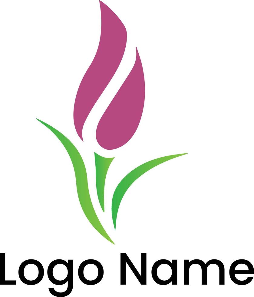 This is a Flowers Logo Design vector