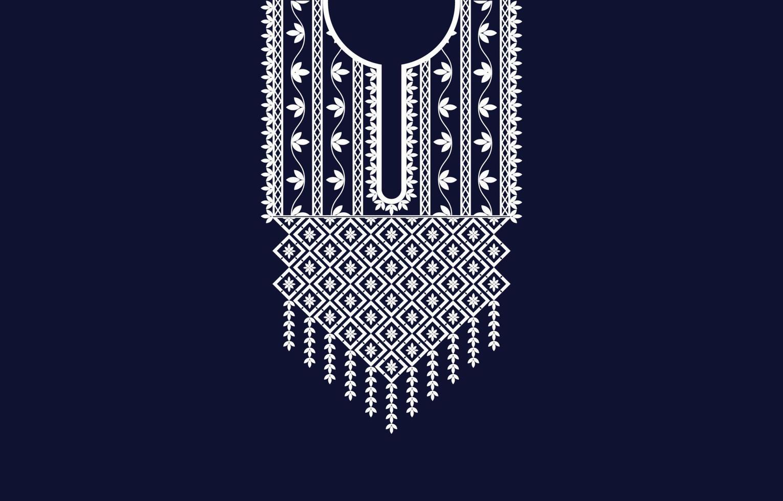 American fabric pattern design. Use geometry to create a fabric pattern. Design for textile industry,women's fashion,collar border,clothing and fabric. vector