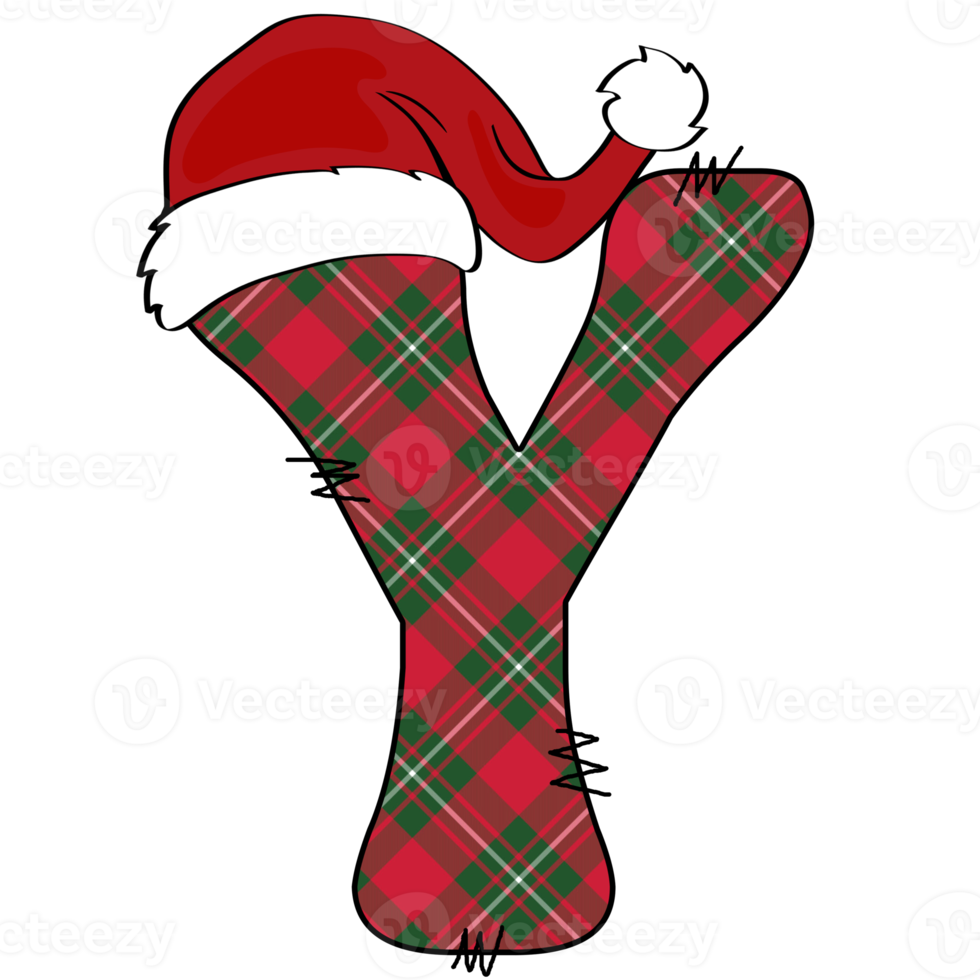 Christmas alphabet design png