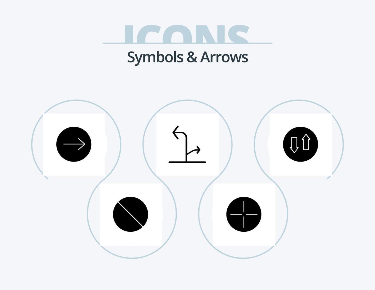 Symbols and Arrows Glyph Icon Pack 5 Icon Design. . streaming. right. down. traffic vector