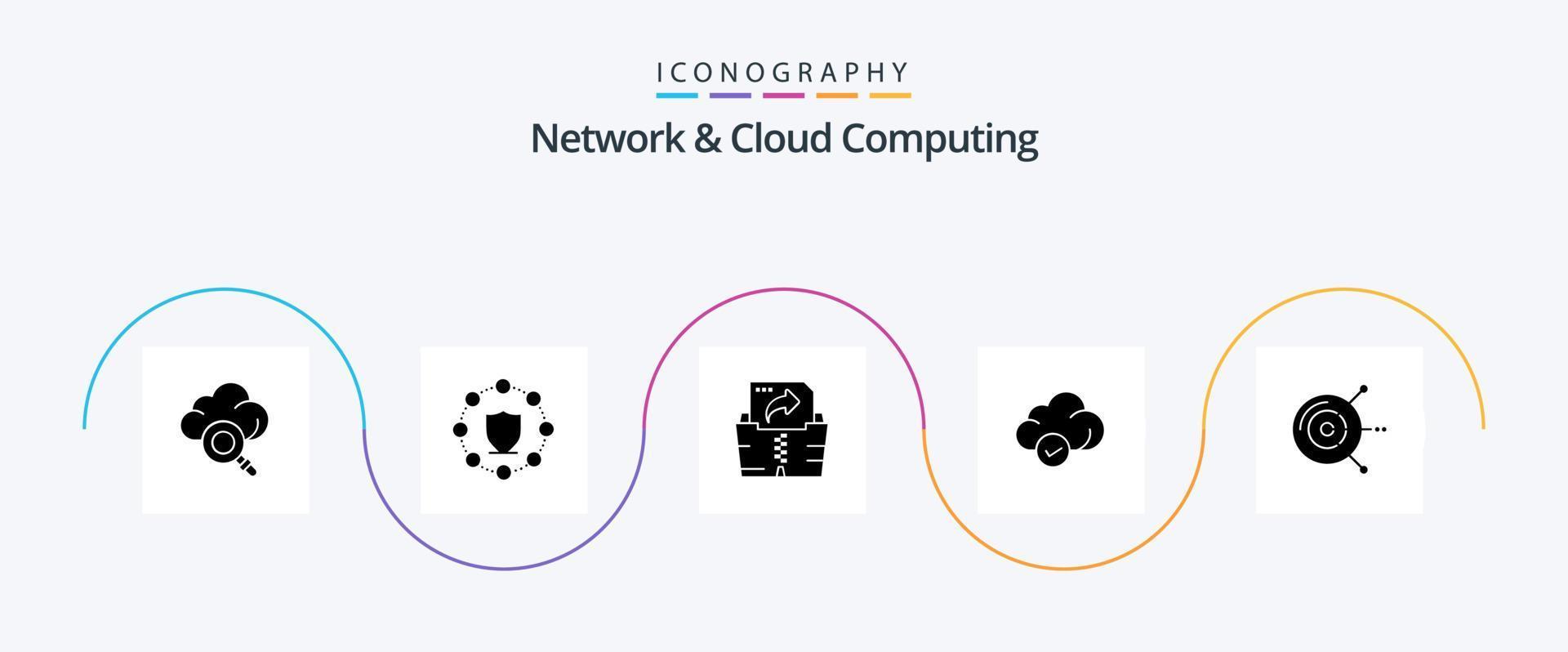 Network And Cloud Computing Glyph 5 Icon Pack Including Hard Drive Disk network-and-cloud-computing-glyph-5-icon-pack-including-hard-drive-disk