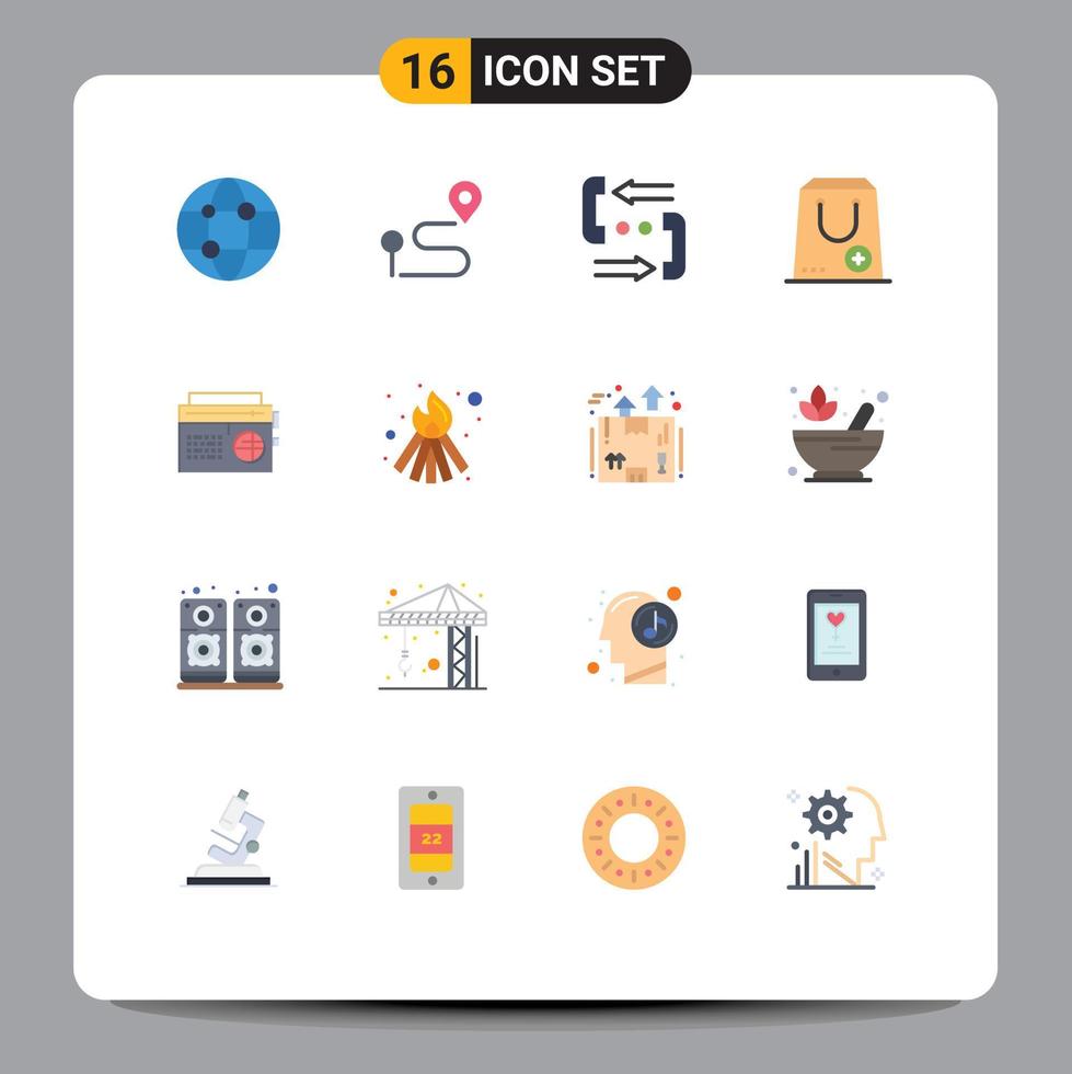 Stock Vector Icon Pack of 16 Line Signs and Symbols for package commerce call buy phone Editable Pack of Creative Vector Design Elements