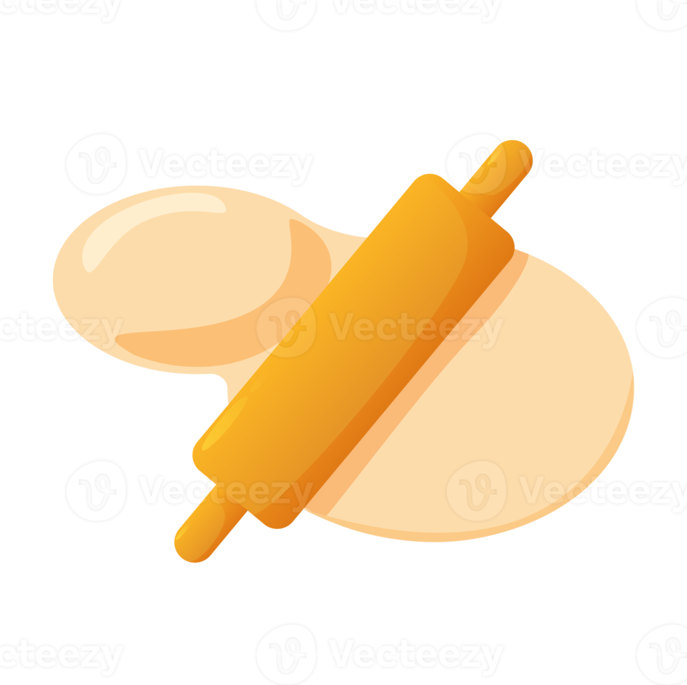 homemade dough with rolling pin 19671299 PNG