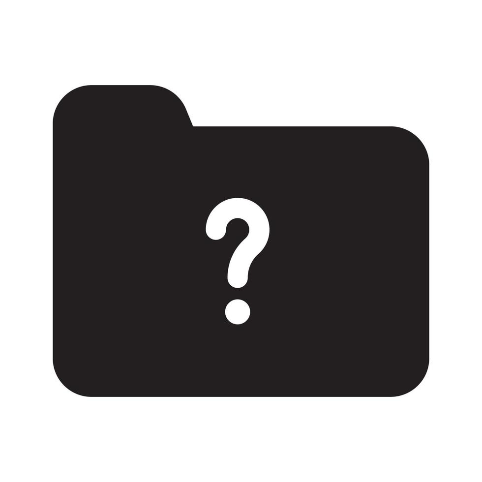 Restrict Folder Icon Solid Style vector