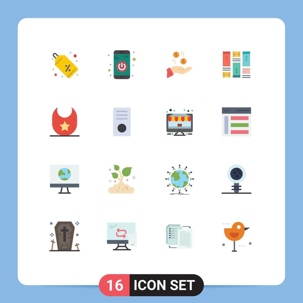 16 Creative Icons Modern Signs and Symbols of baby wirefram hand sketching charity Editable Pack of Creative Vector Design Elements