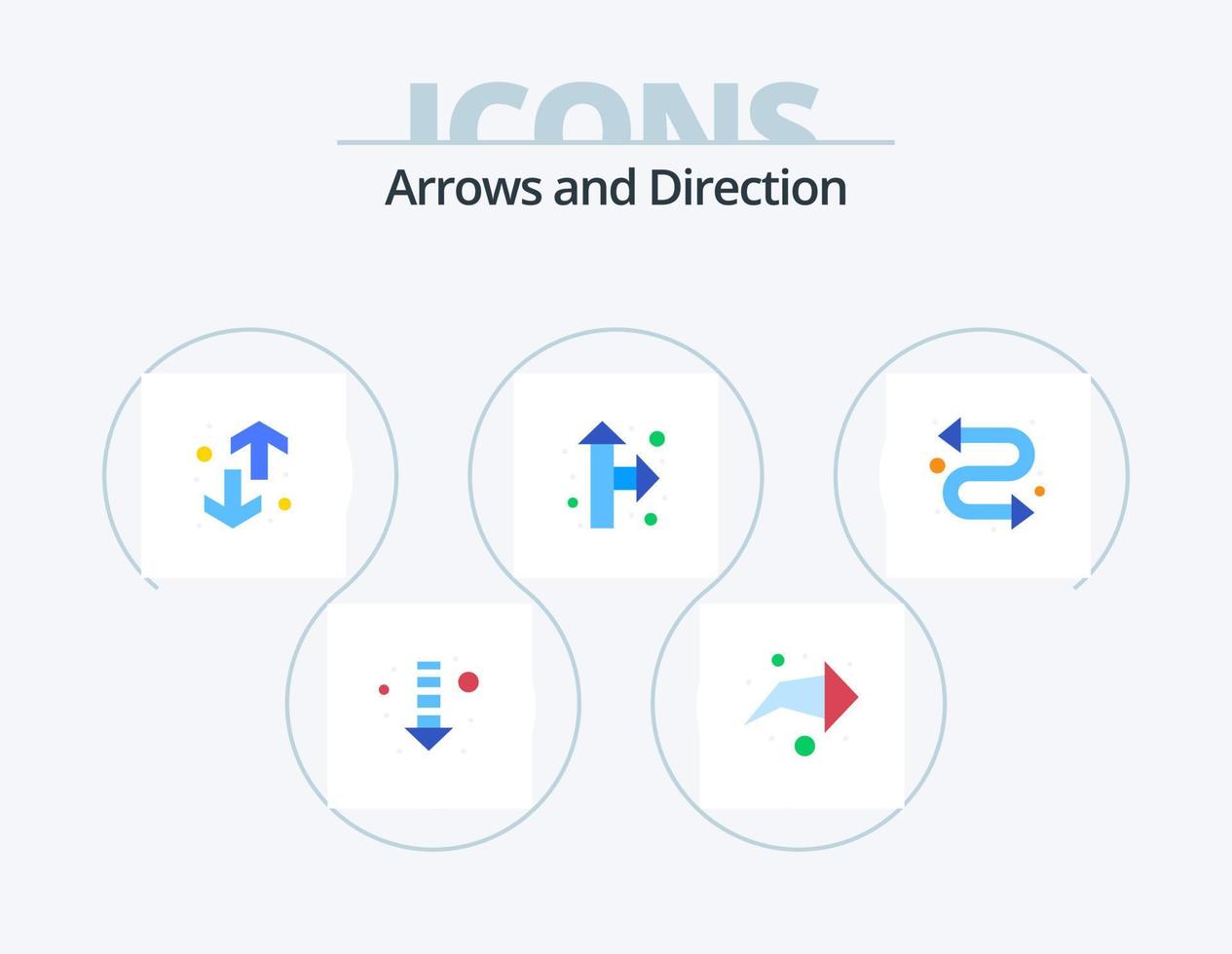 Arrow Flat Icon Pack 5 Icon Design. . repeat. transfers. arrows. pointer vector