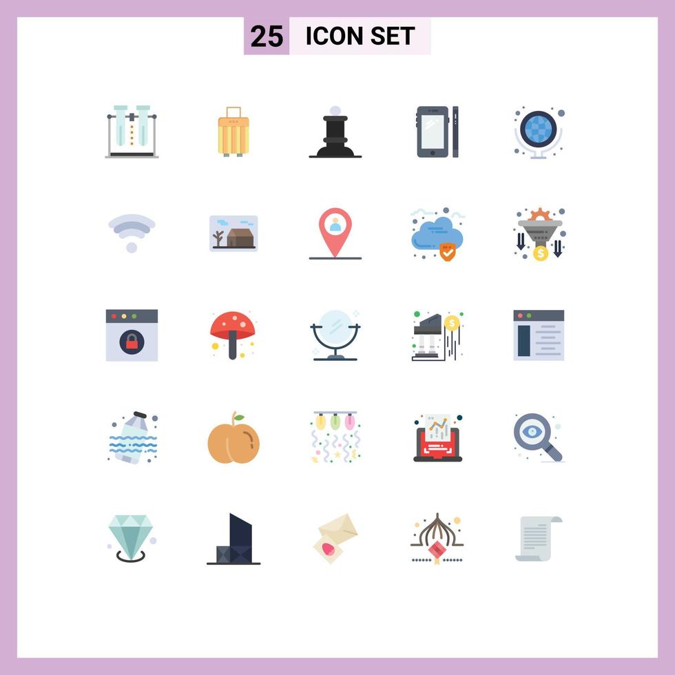 25 Flat Color concept for Websites Mobile and Apps geography huawei buy mobile phone Editable Vector Design Elements