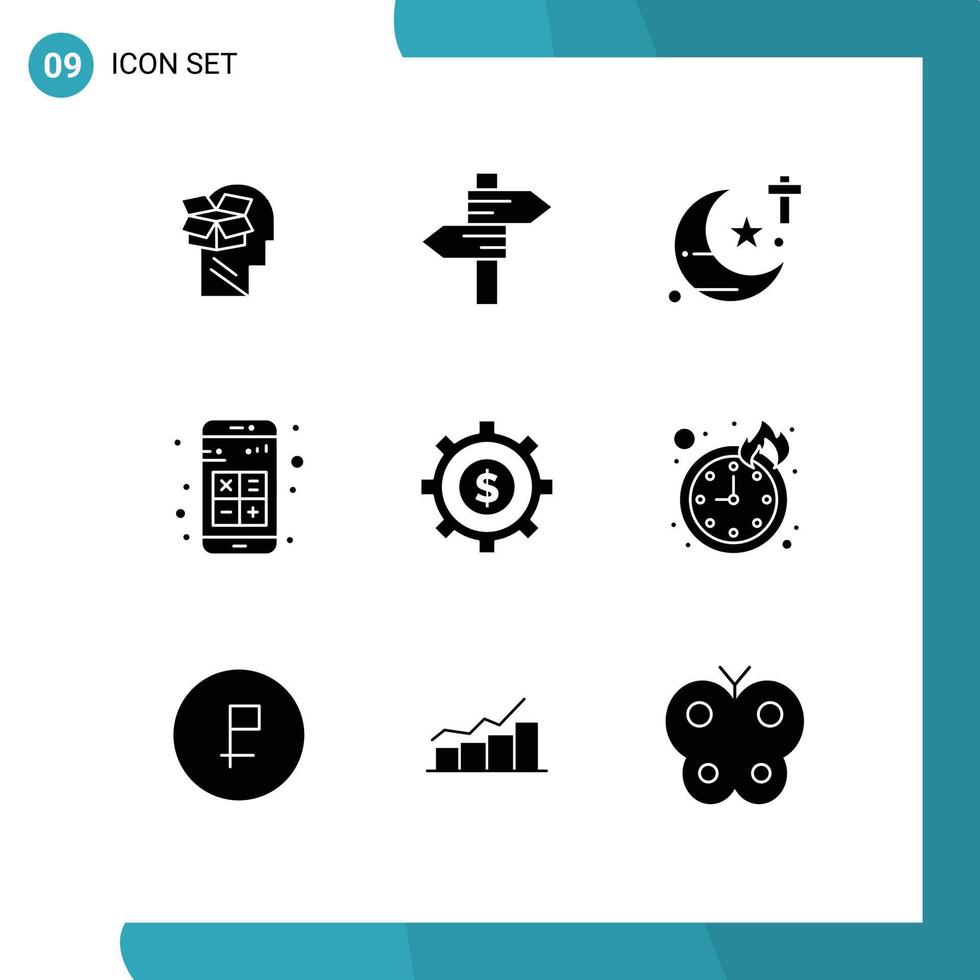 9 Creative Icons Modern Signs and Symbols of interaction apps wedding app theology Editable Vector Design Elements