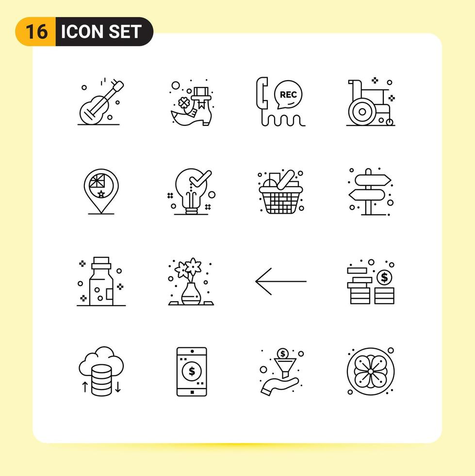 16 Thematic Vector Outlines and Editable Symbols of australia health center form disease Editable Vector Design Elements