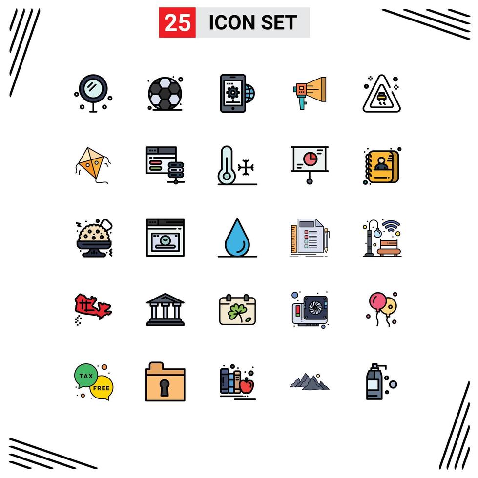 25 Creative Icons Modern Signs and Symbols of speaker marketing gear loudspeaker announce Editable Vector Design Elements