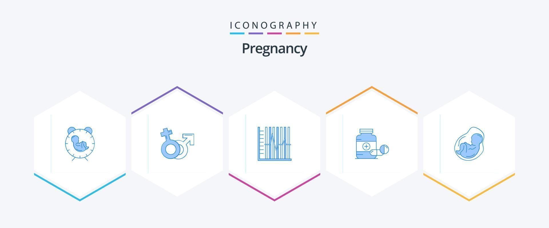 Pregnancy 25 Blue icon pack including capsule. medicine. male. recovery. statistics vector