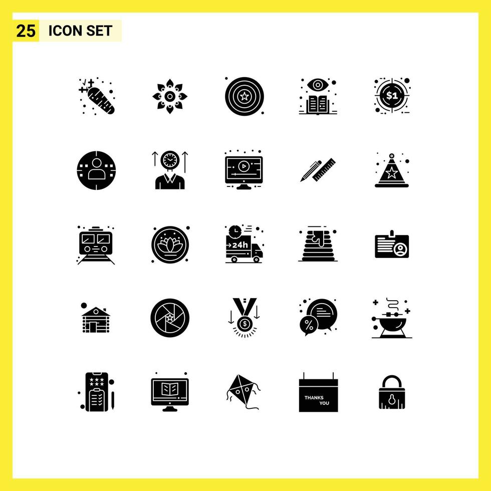 Pack of 25 creative Solid Glyphs of discount supervised hindu learning independence Editable Vector Design Elements