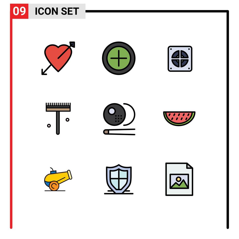 9 Creative Icons Modern Signs and Symbols of snooker billiards mechanical shovel gardener Editable Vector Design Elements