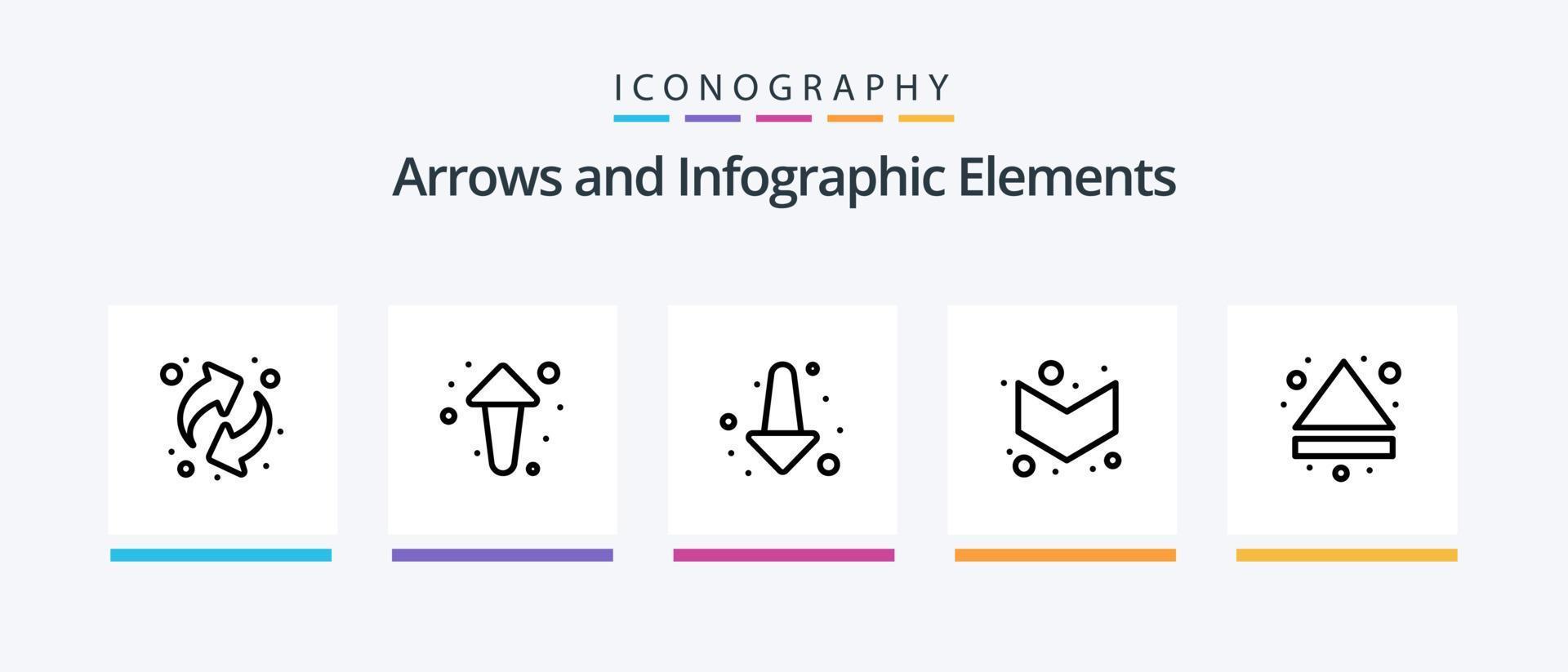Arrow Line 5 Icon Pack Including . forward. arrows. arrow. back. Creative Icons Design vector