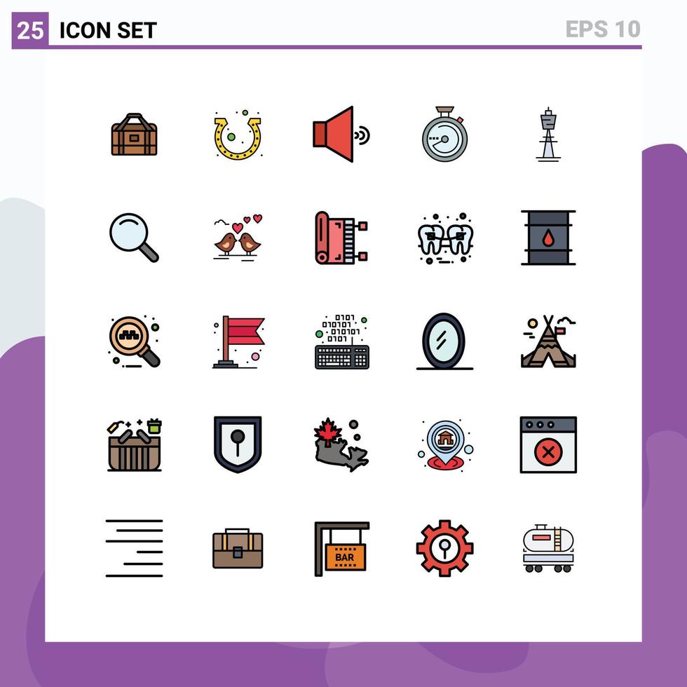 25 Creative Icons Modern Signs and Symbols of australian location luck navigation browse Editable Vector Design Elements