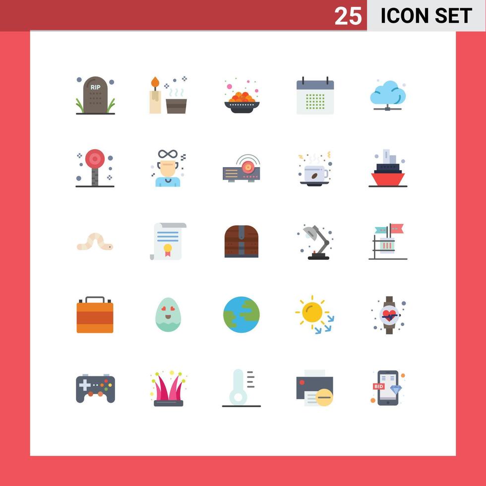 25 Creative Icons Modern Signs and Symbols of schedule date wellness calendar vadas Editable Vector Design Elements