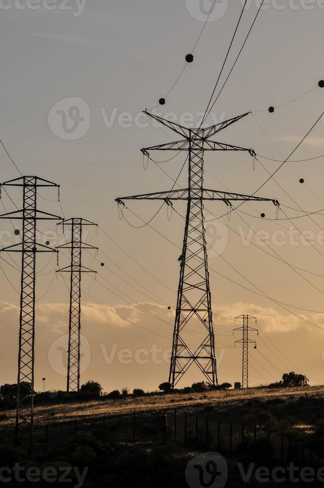 Electric pole view photo