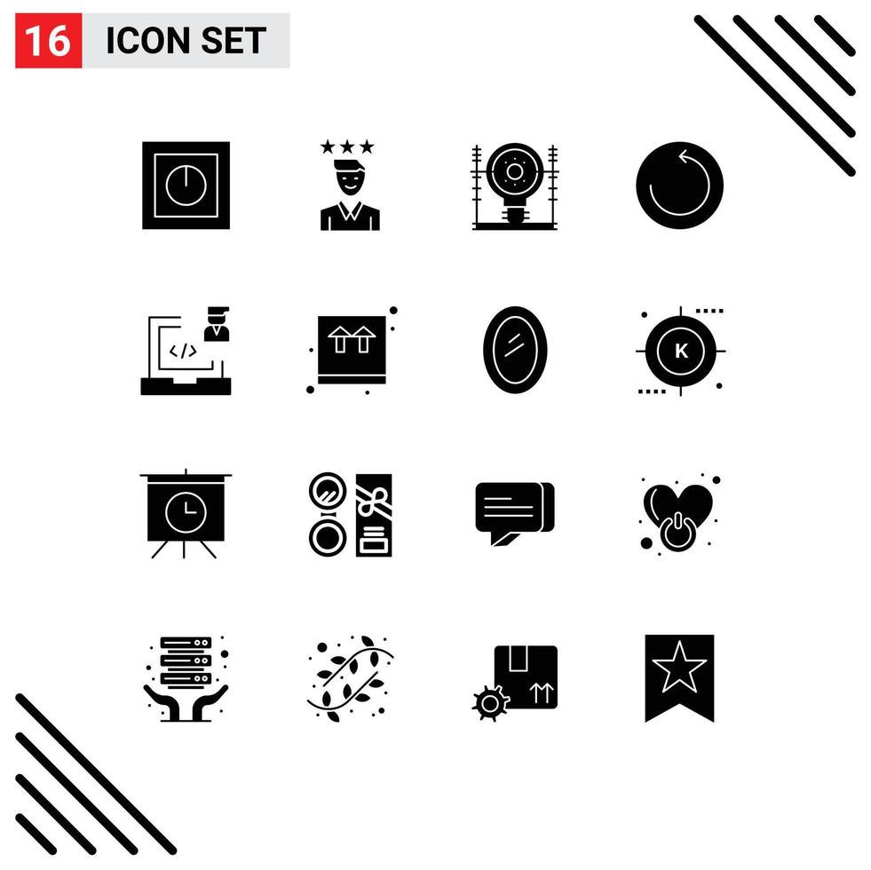 16 Creative Icons Modern Signs and Symbols of time machine backup job power engineering Editable Vector Design Elements