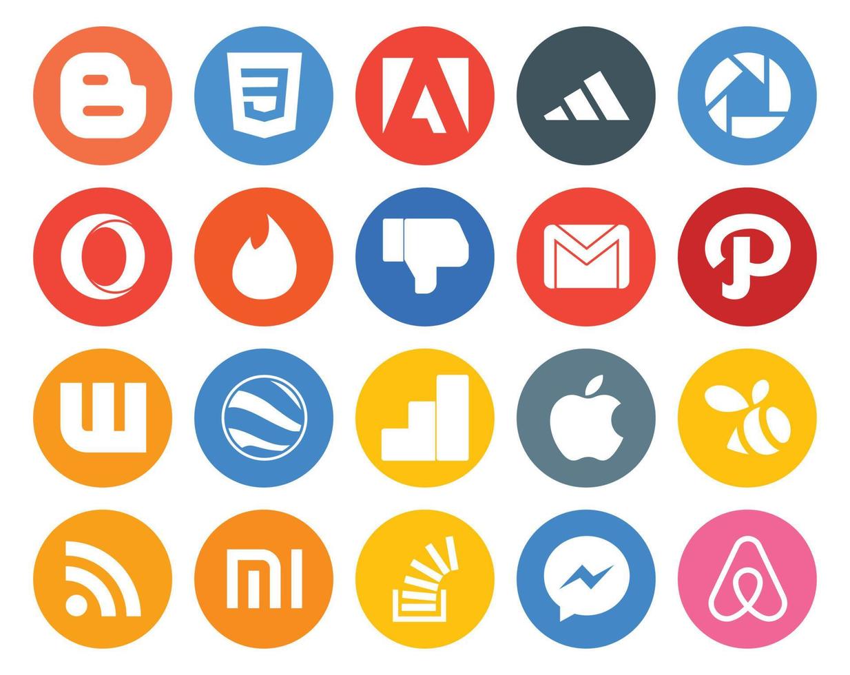 20 Social Media Icon Pack Including Rss Apple Gmail Google Analytics 20 Social Media Icon Pack Including Rss Apple Gmail Google Analytics