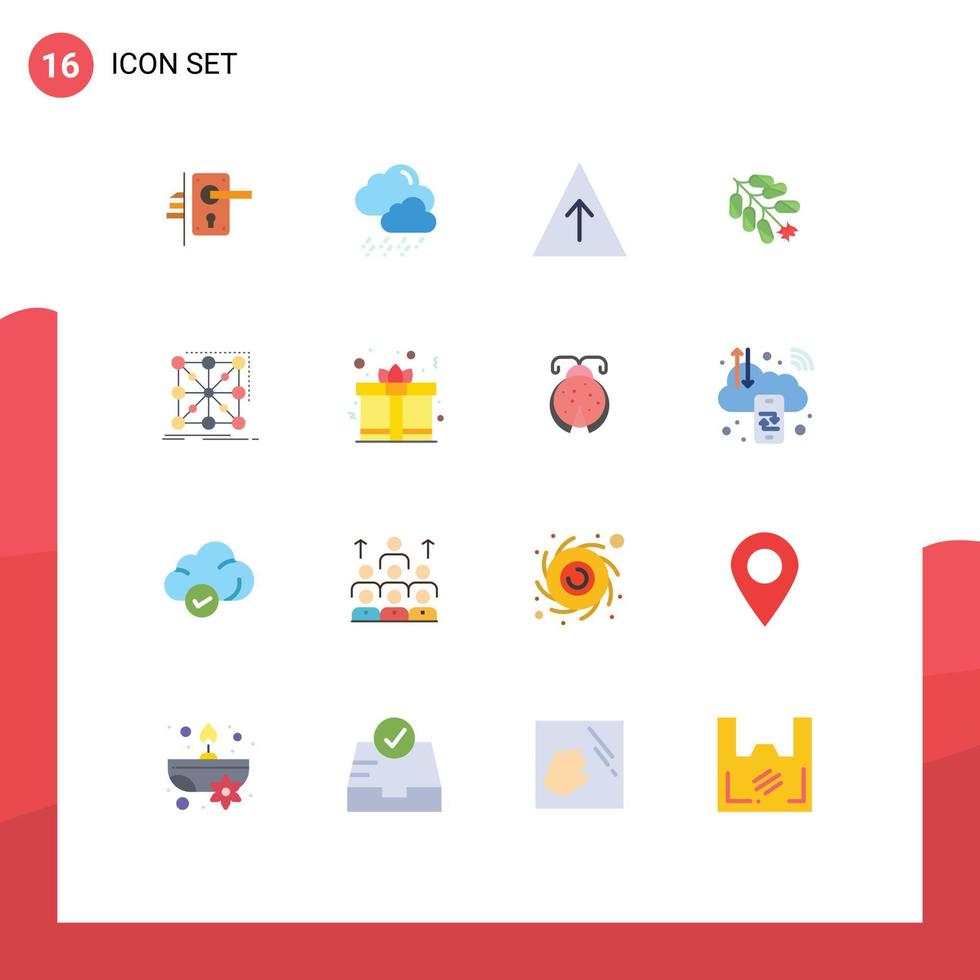 Editable Vector Line Pack of 16 Simple Flat Colors of app data career firecracker china Editable Pack of Creative Vector Design Elements