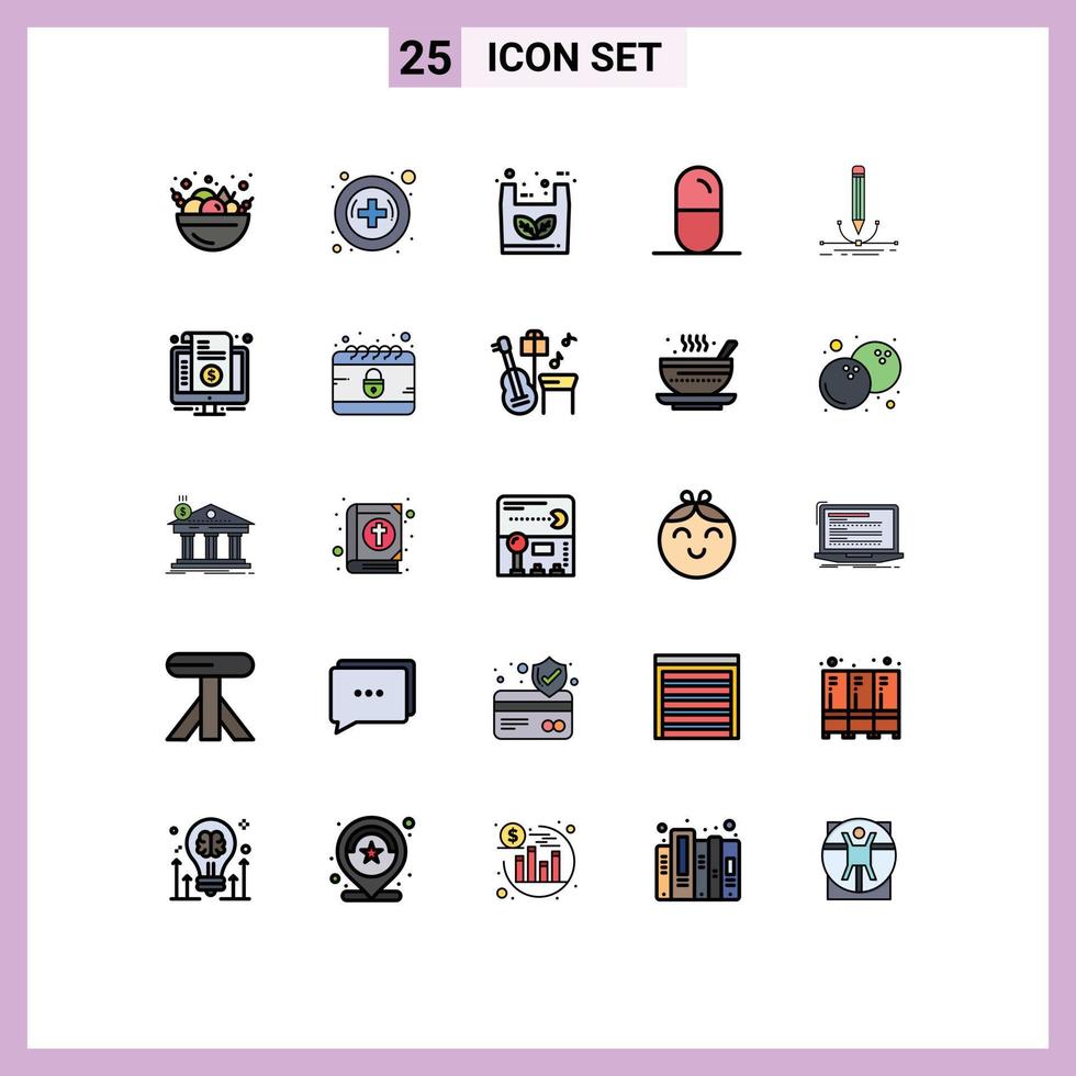 25 Creative Icons Modern Signs and Symbols of graphic design ecommerce illustration sport Editable Vector Design Elements