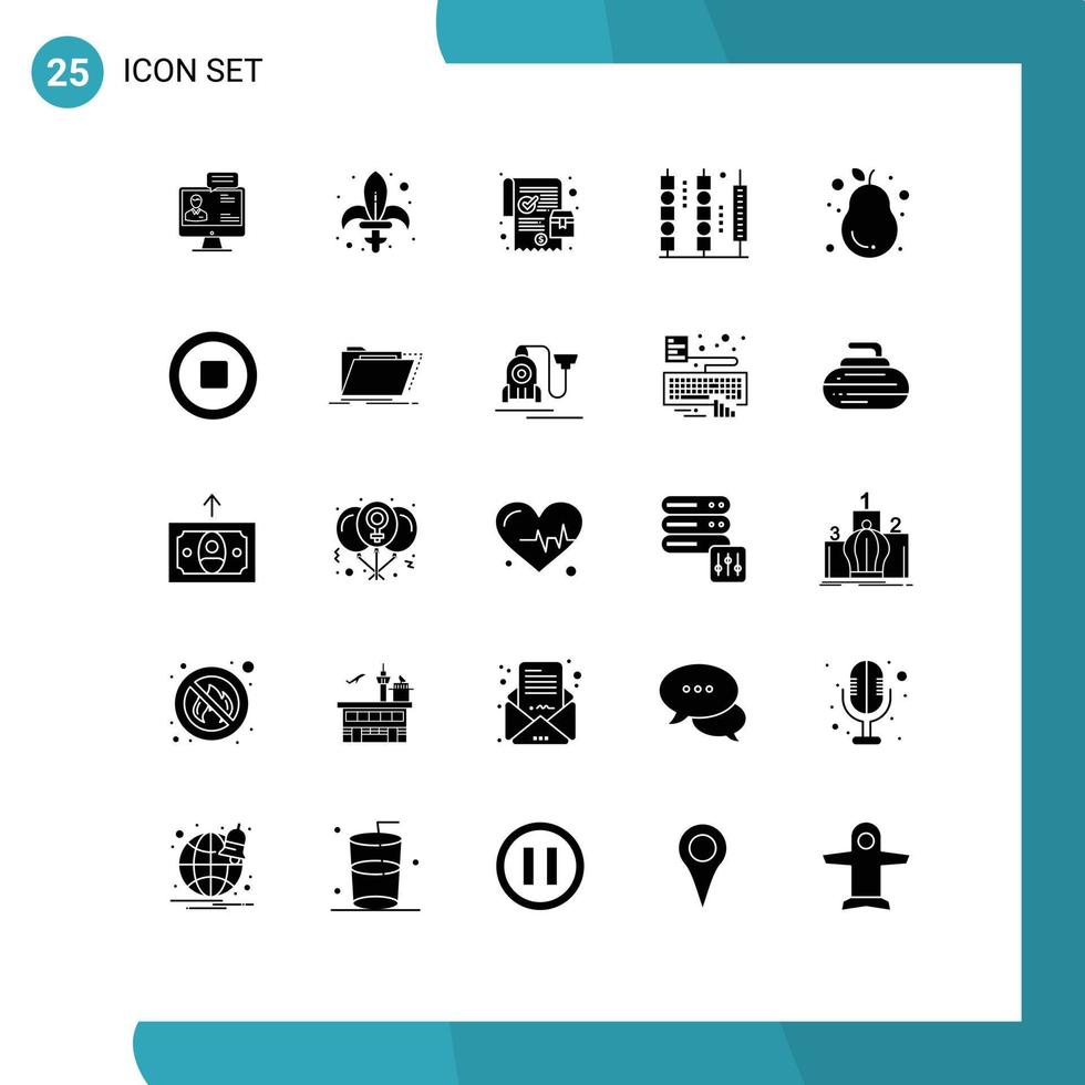 25 Solid Glyph concept for Websites Mobile and Apps kebab drinks mardi online order order Editable Vector Design Elements