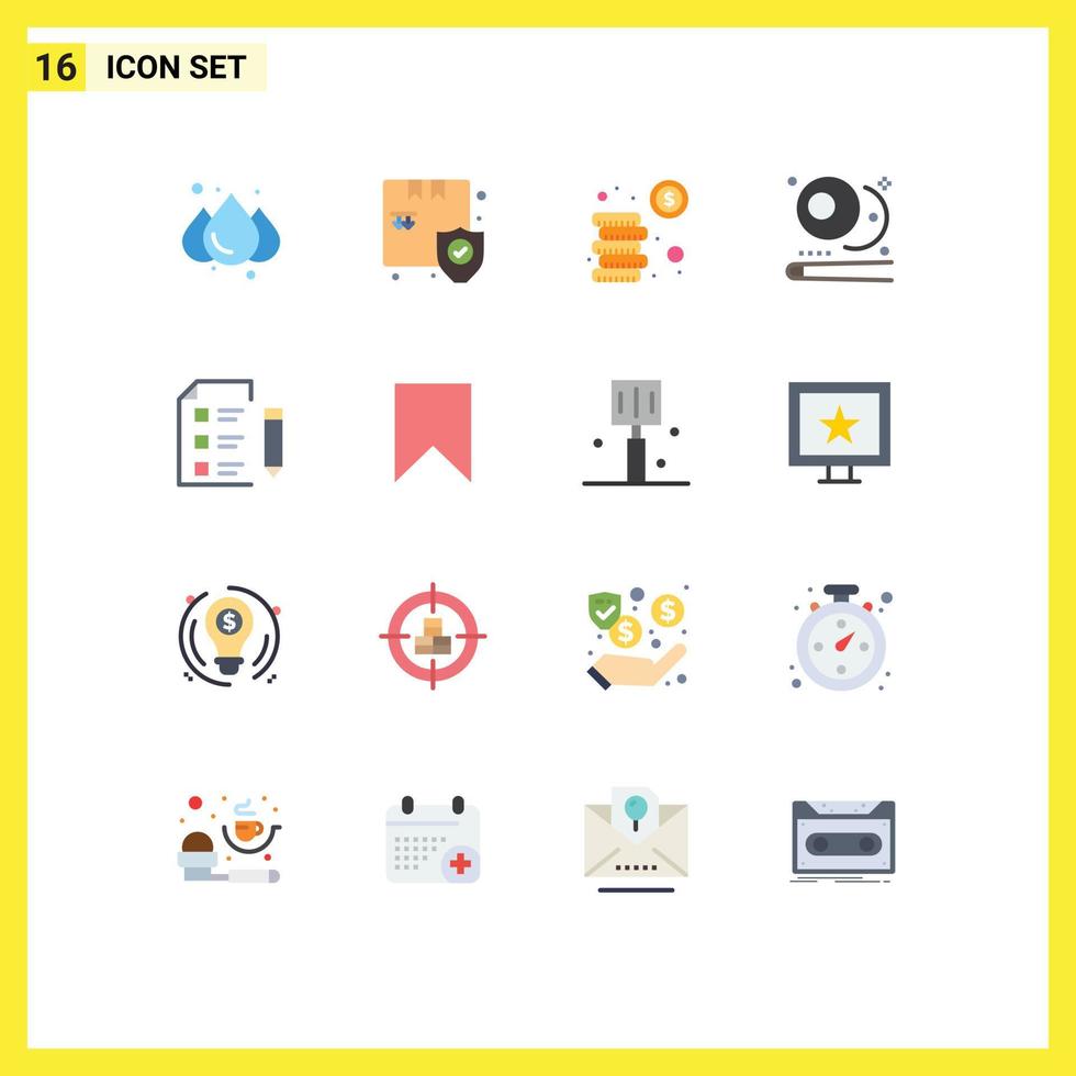 16 Creative Icons Modern Signs and Symbols of school education coins sports pool Editable Pack of Creative Vector Design Elements