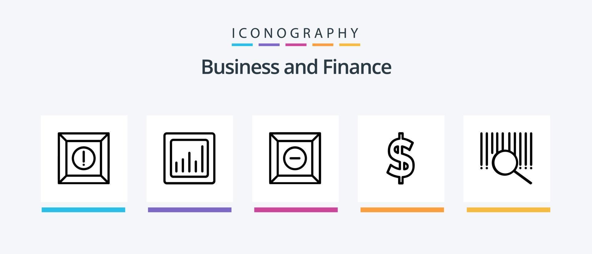 Finance Line 5 Icon Pack Including . upload.. Creative Icons Design vector