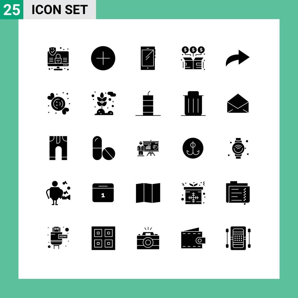 25 creativo íconos moderno señales y símbolos de flecha dinero inteligente teléfono intercambiar caja editable vector diseño elementos